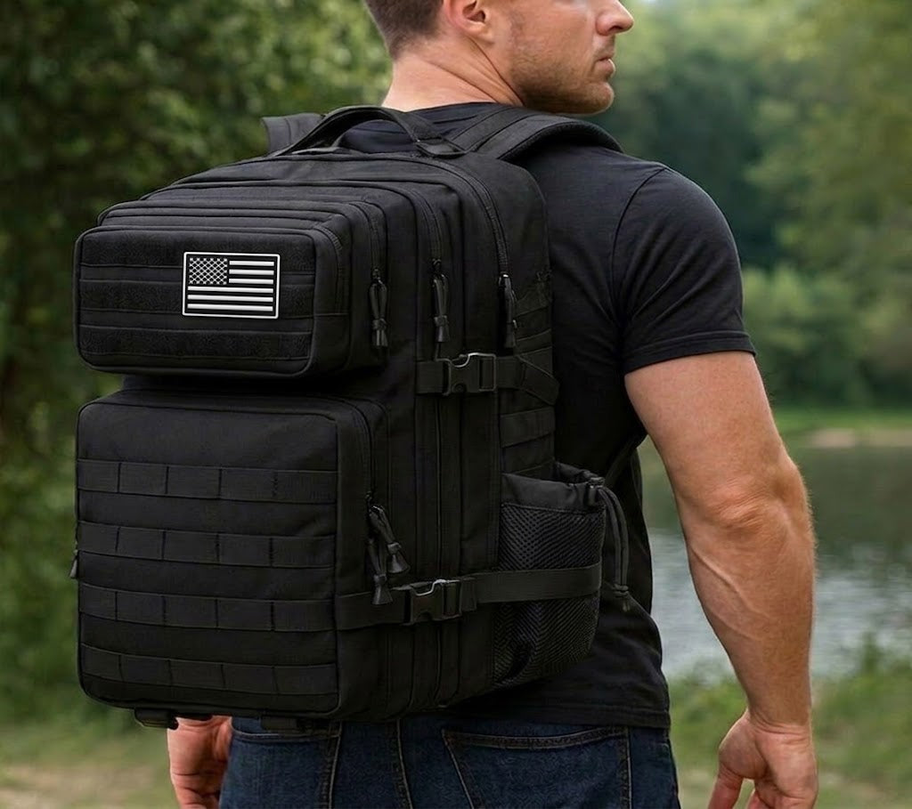 Tactical Backpack 45L – Waterproof 900D Assault Rucksack