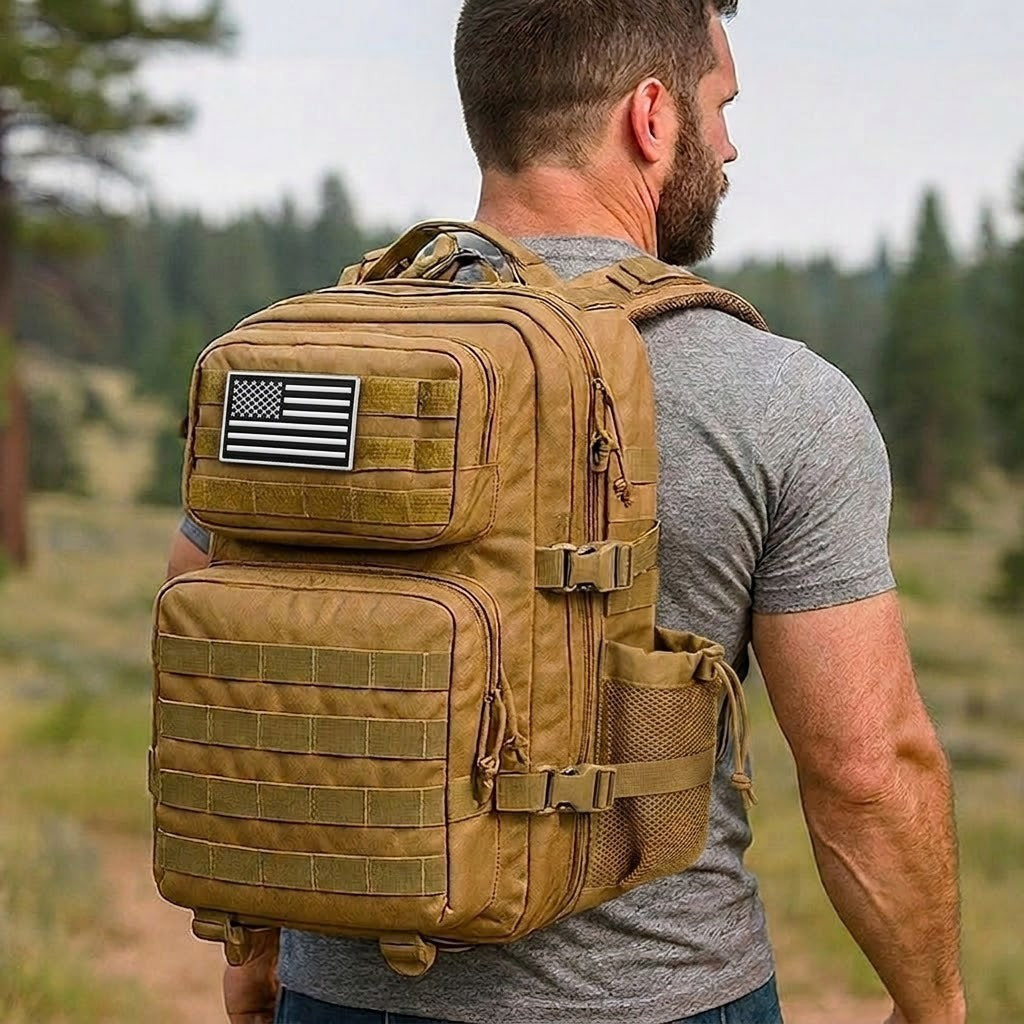 Tactical Backpack 45L – Waterproof 900D Assault Rucksack