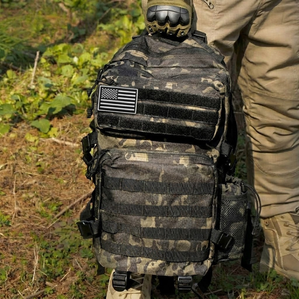 Tactical Backpack 45L – Waterproof 900D Assault Rucksack