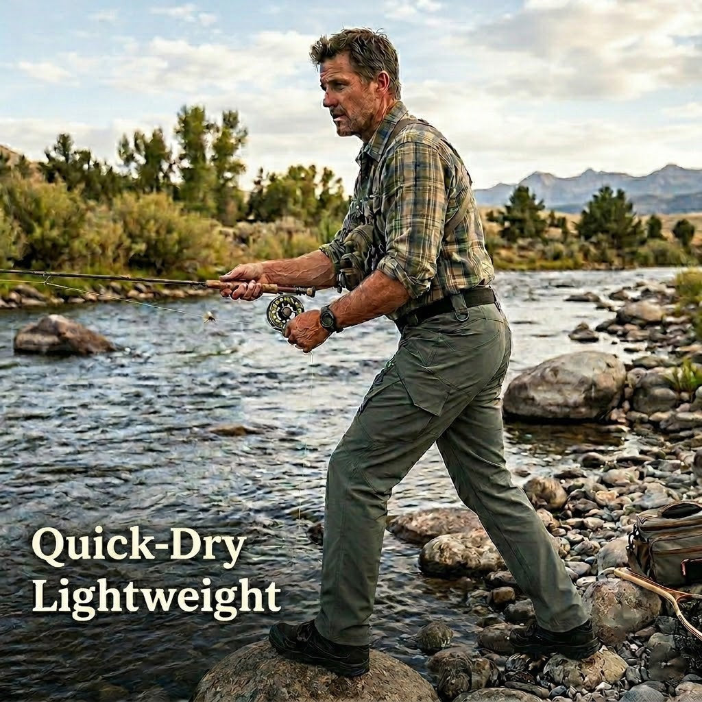 Tactical Trousers – Men's Lightweight Quick-Dry Stretch Cargo
