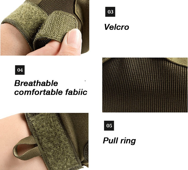Tactical Gloves – Men's Hard Knuckle Combat Shooting Gloves