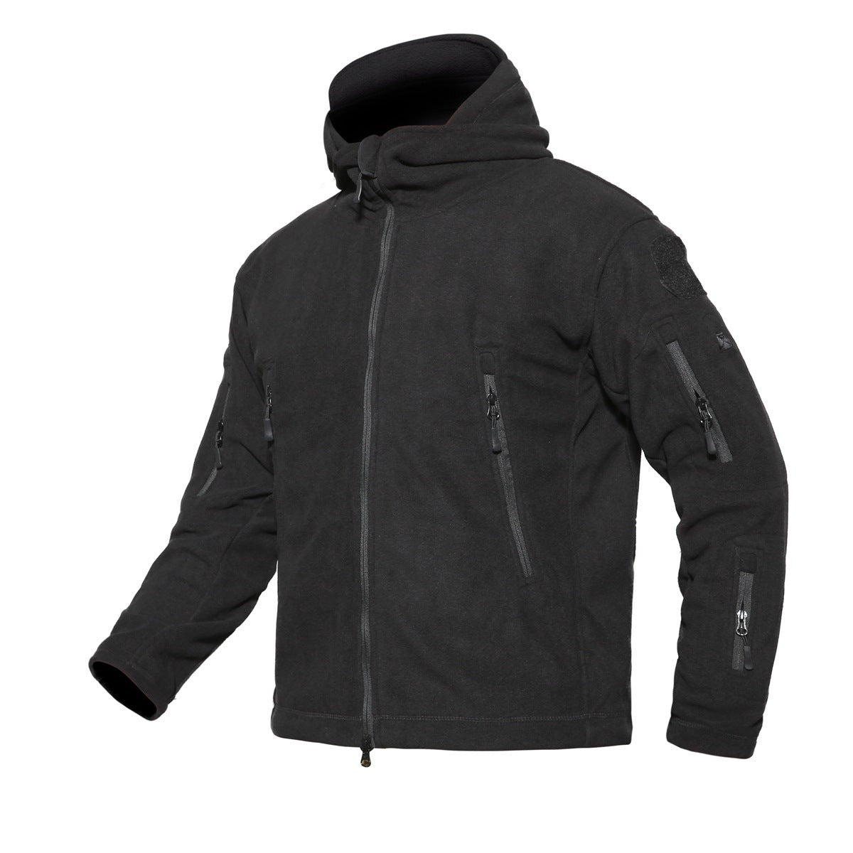 Fleece Tactical Jacket – Men's Warm Hooded Military Jacket