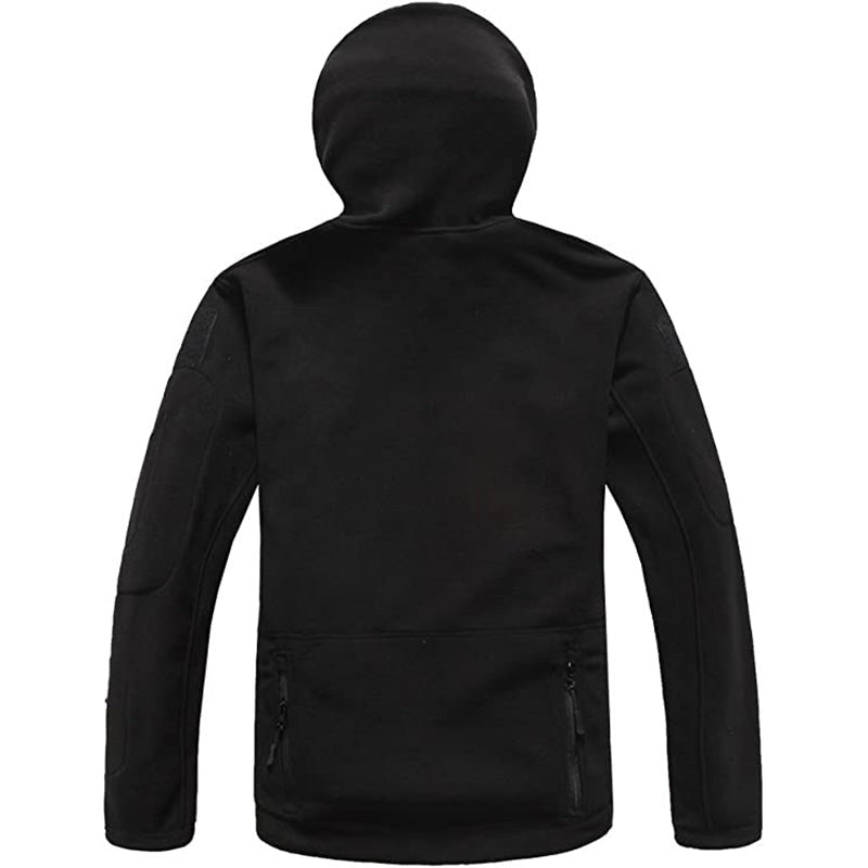 Fleece Tactical Jacket – Men's Warm Hooded Military Jacket