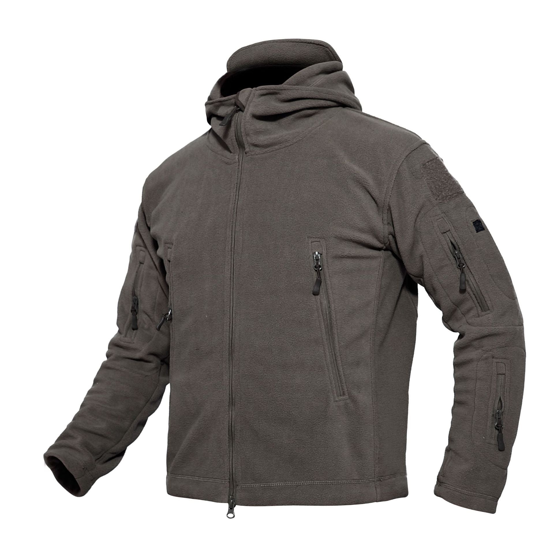 Fleece Tactical Jacket – Men's Warm Hooded Military Jacket