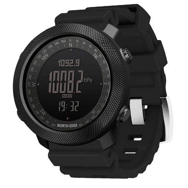 Altimeter Watch – Rugged Multifunction Outdoor Watch – Black