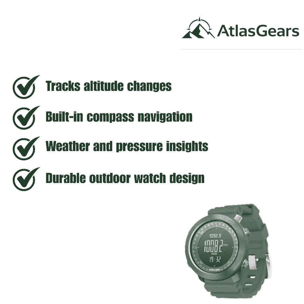 Altimeter Watch – Rugged Multifunction Outdoor Watch