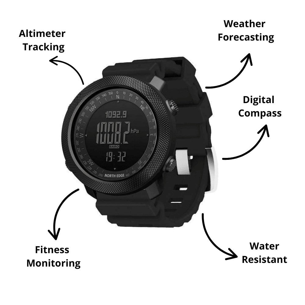 Altimeter Watch – Rugged Multifunction Outdoor Watch