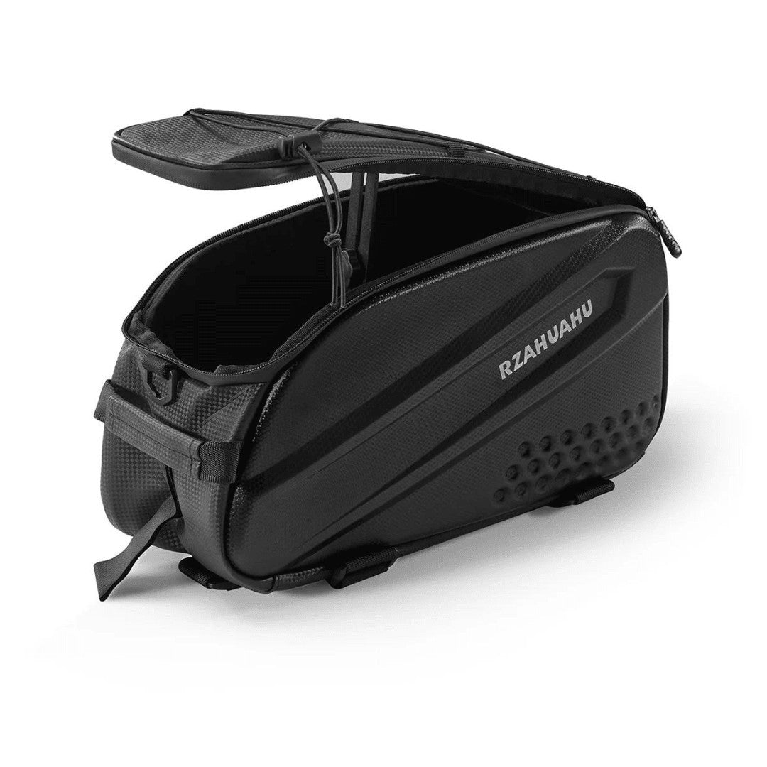 Bike Pannier – Water-Resistant Rigid Rear Rack Bag – Black