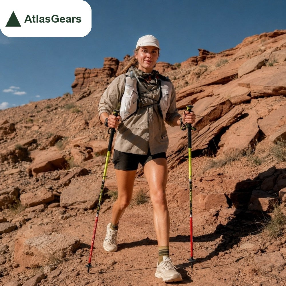 Trekking Pole – Lightweight Folding Carbon Hiking Pole