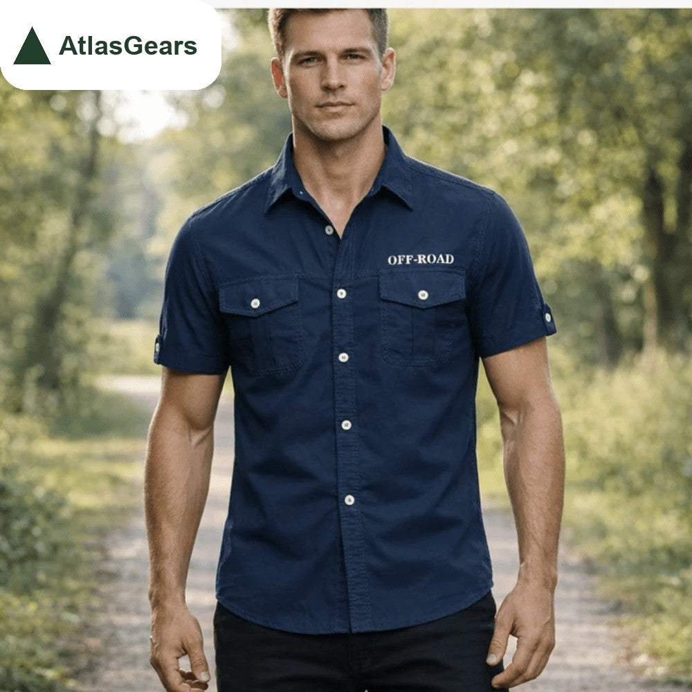 Outdoor Shirt – Breathable Cotton Short-Sleeve Shirt