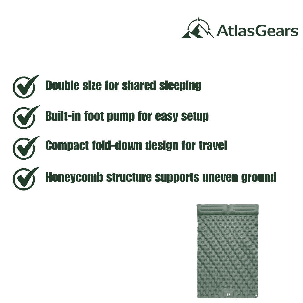 Camping Mattress – Double Inflatable Lightweight Sleeping Mat