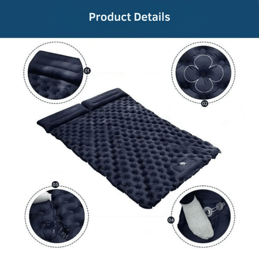 Camping Mattress – Double Inflatable Lightweight Sleeping Mat
