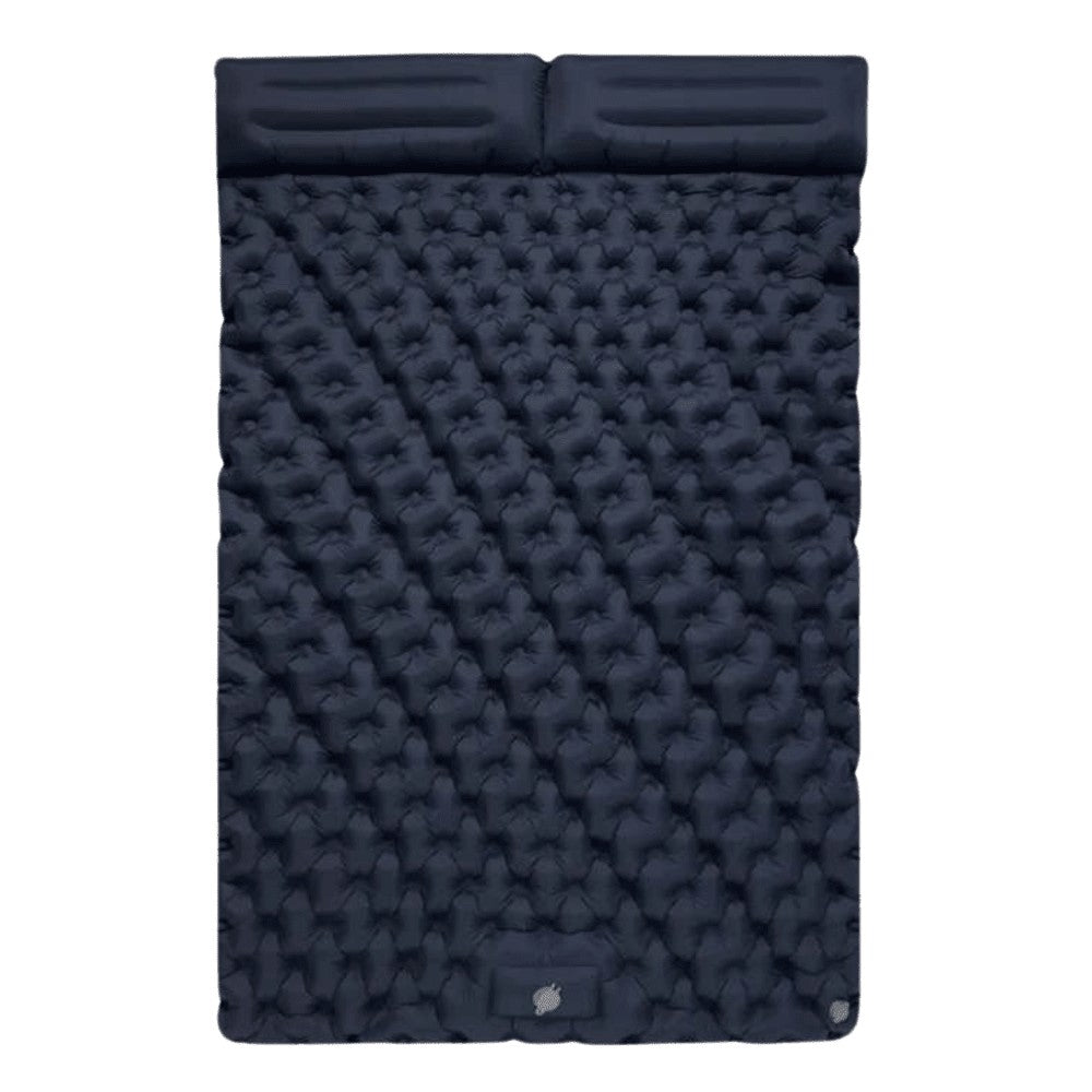 Camping Mattress – Double Inflatable Lightweight Sleeping Mat – Dark Blue
