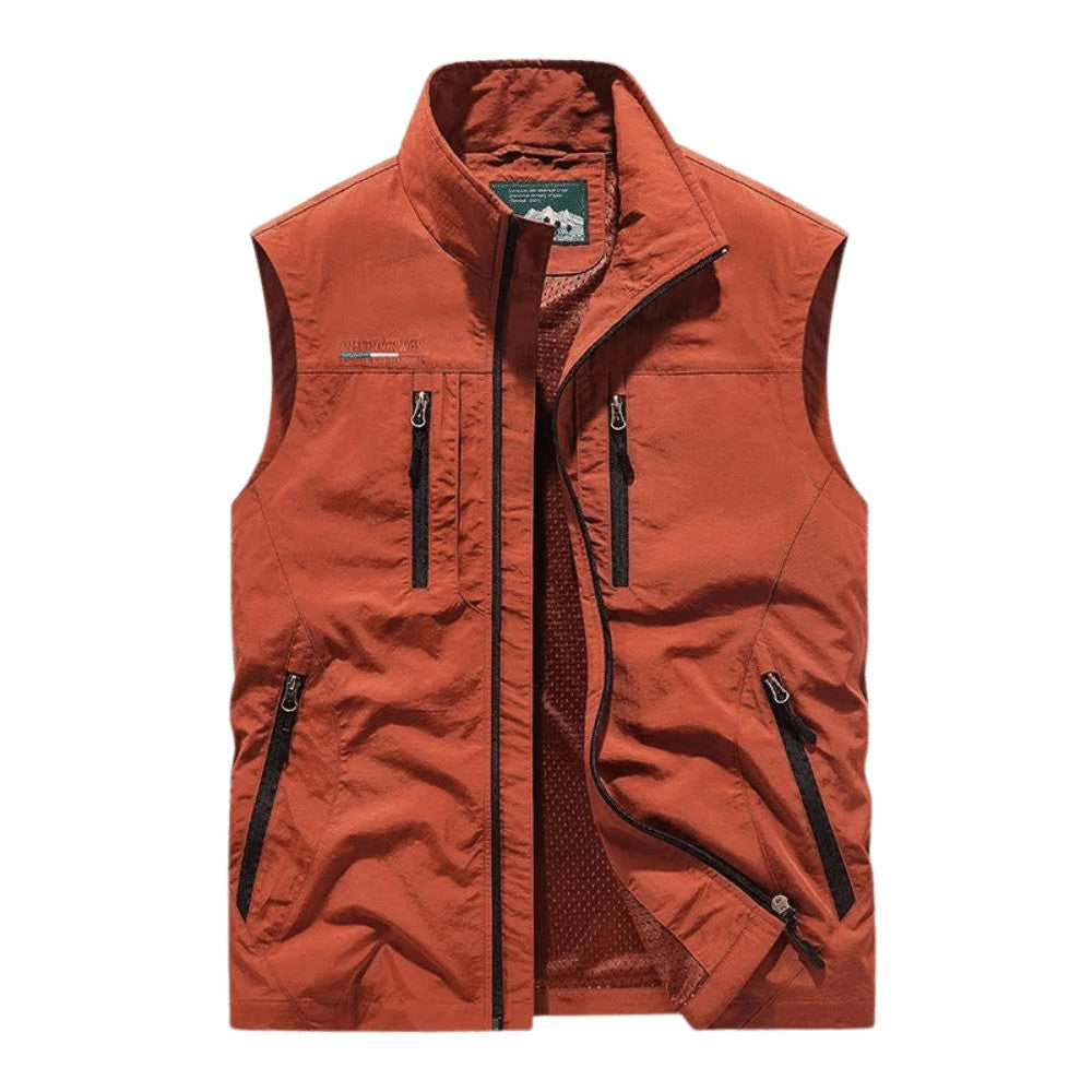 Cargo Gilet – Lightweight Water-Resistant Sleeveless Vest