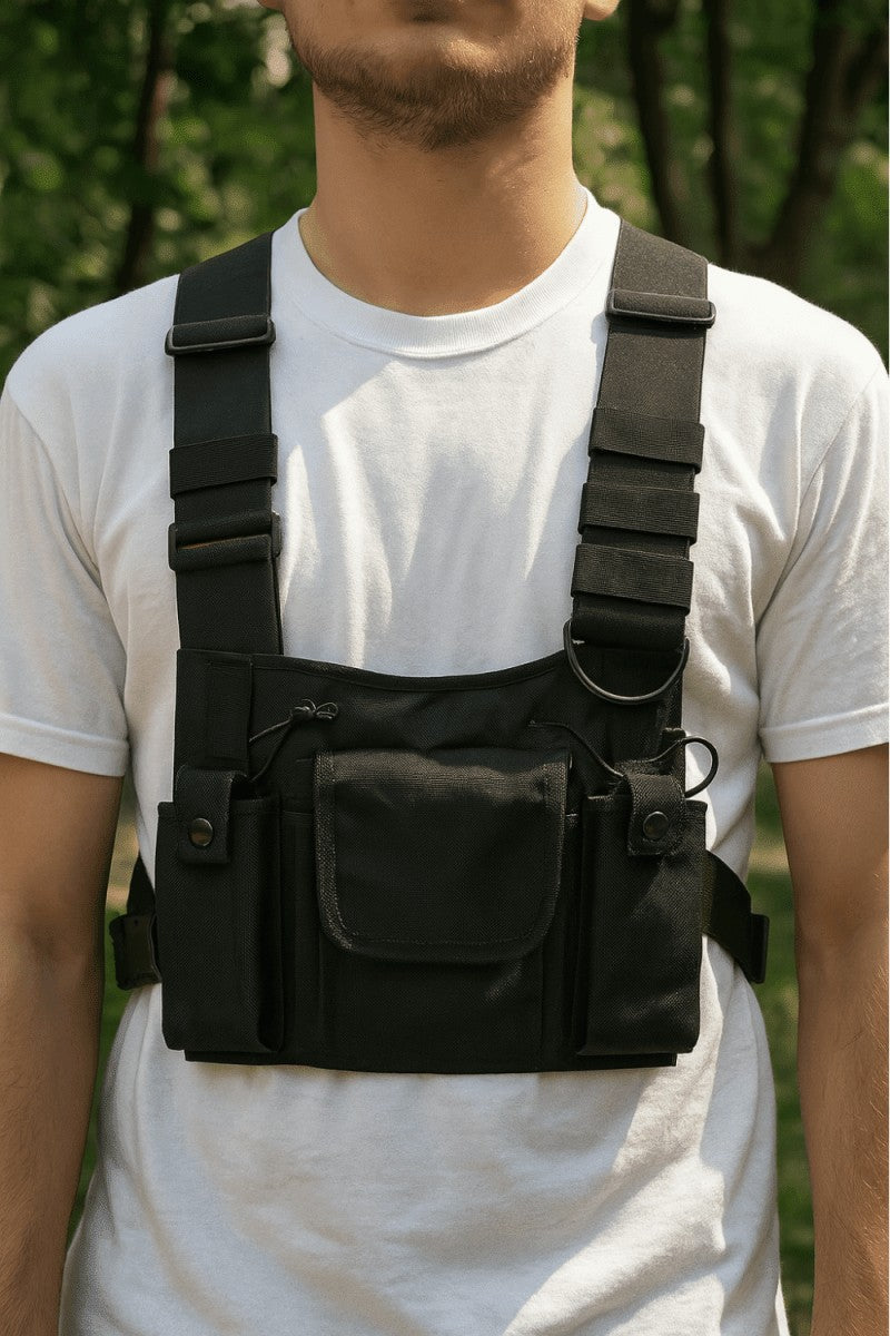 Chest Bag – Water-Resistant Adjustable Outdoor Sling Bag