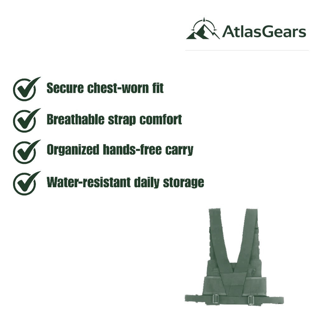 Chest Bag – Water-Resistant Adjustable Outdoor Sling Bag