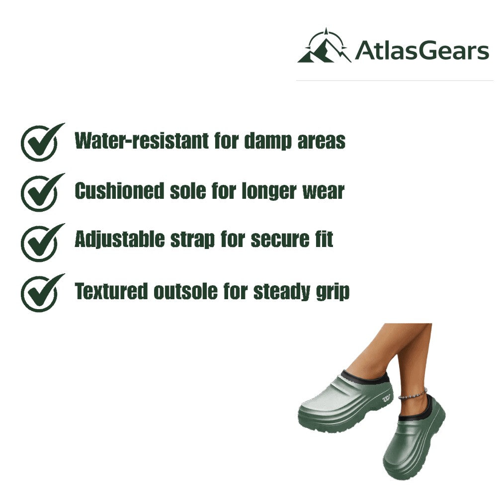 Clogs – Water-Resistant Cushioned Slip-On Garden Clogs