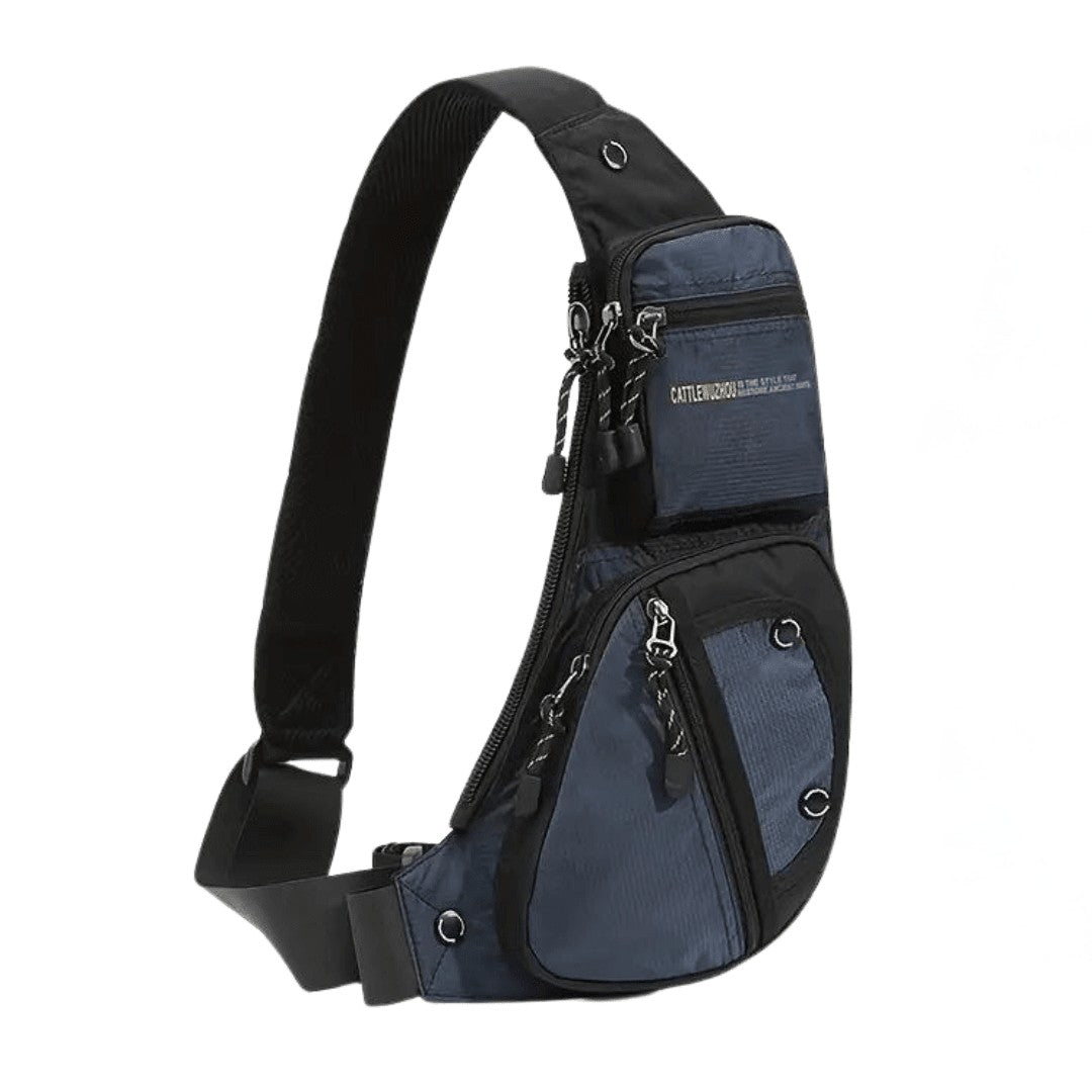 Crossbody Bag – Weather-Resistant Secure Travel Bag – Blue