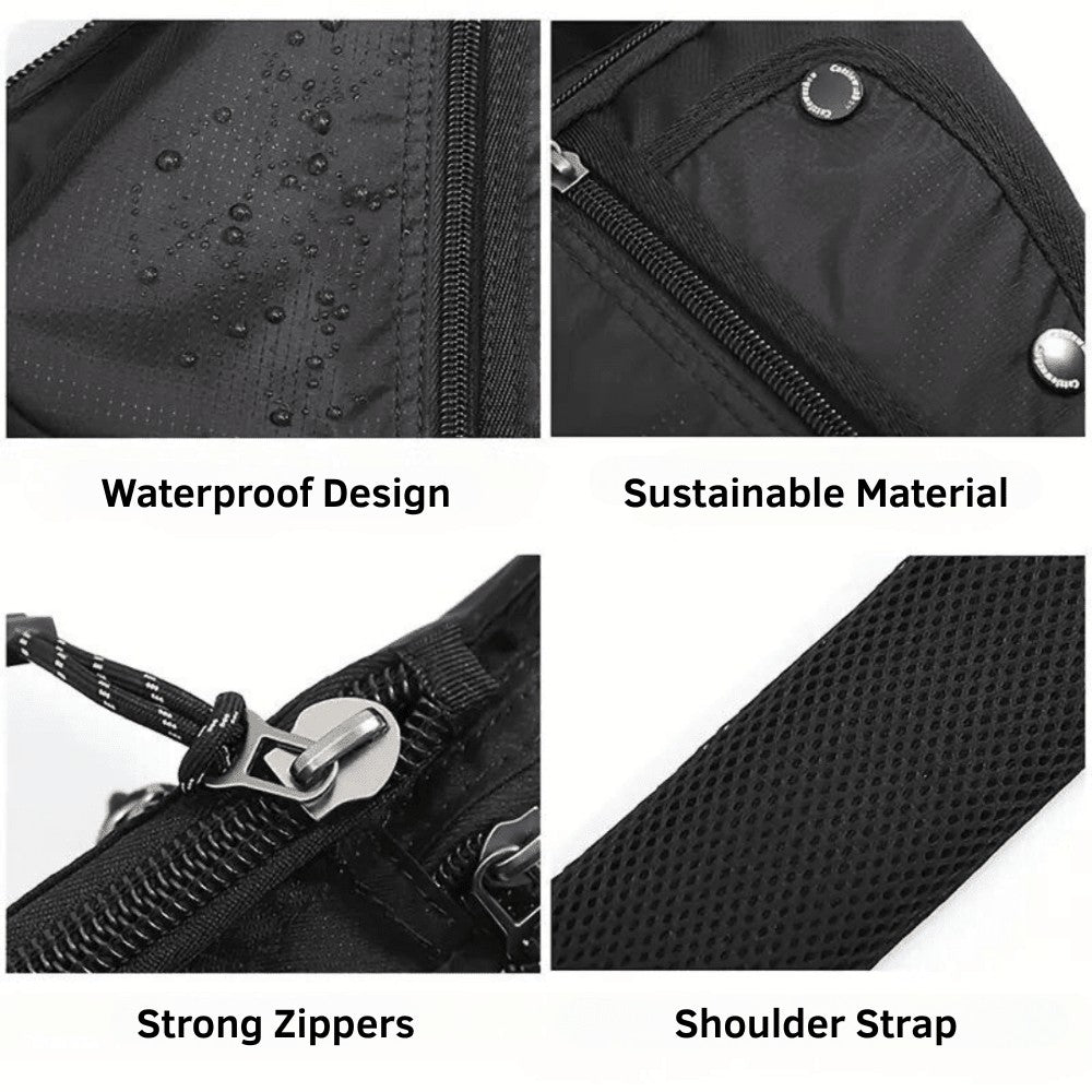 Crossbody Bag – Weather-Resistant Secure Travel Bag