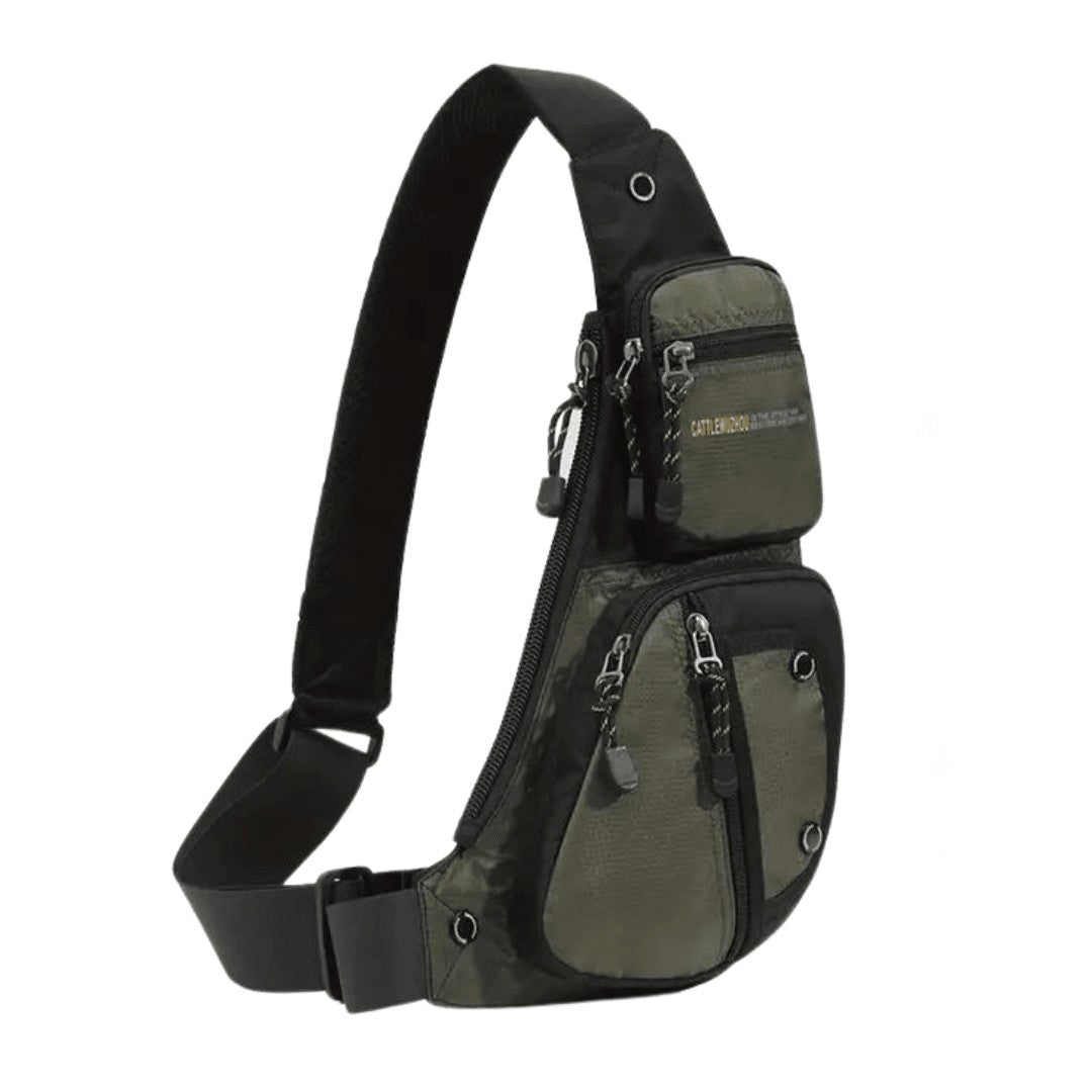 Crossbody Bag – Weather-Resistant Secure Travel Bag – Green