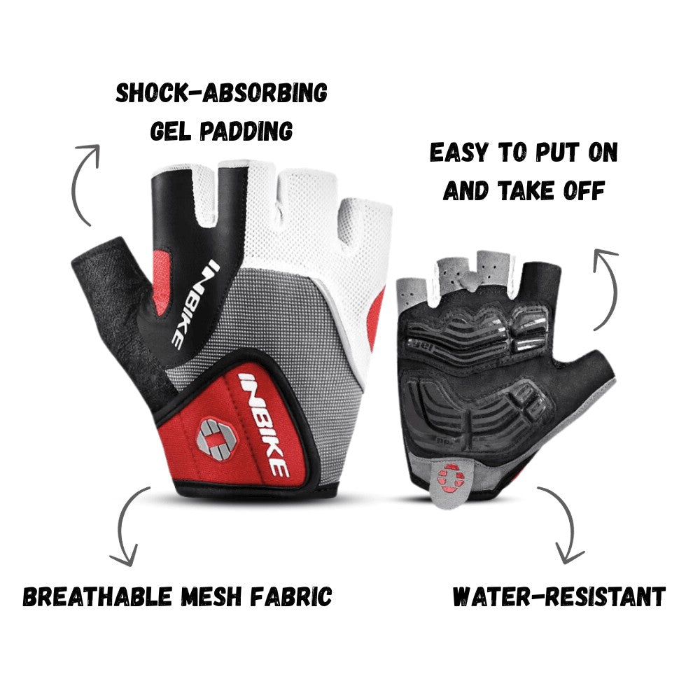 Cycling Gloves – Breathable Gel-Padded Riding Gloves