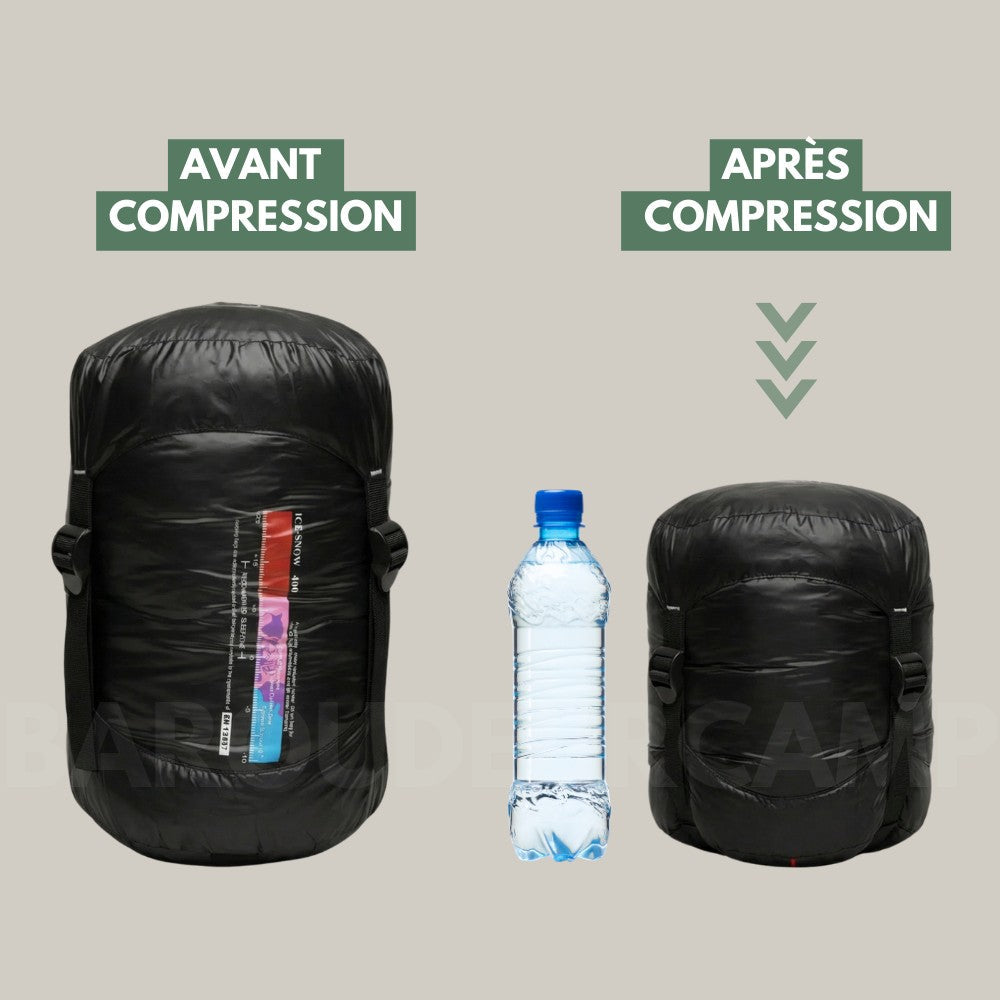 Down Sleeping Bag – Ultralight 3-Season Waterproof Bag
