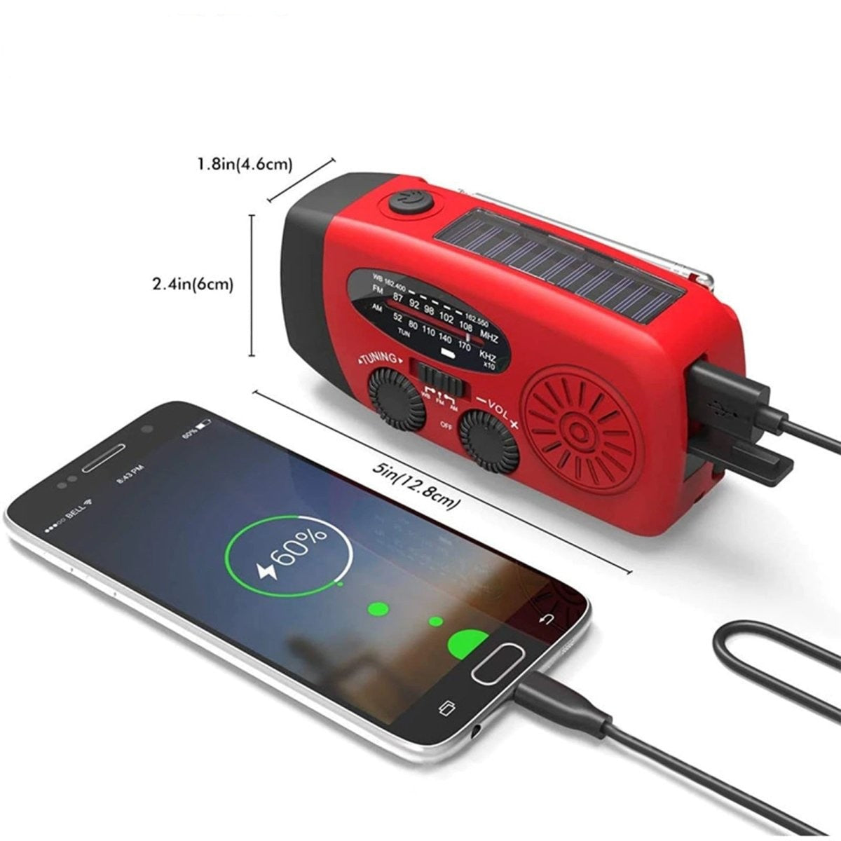 Emergency Radio – Compact Weather-Resistant Portable Radio
