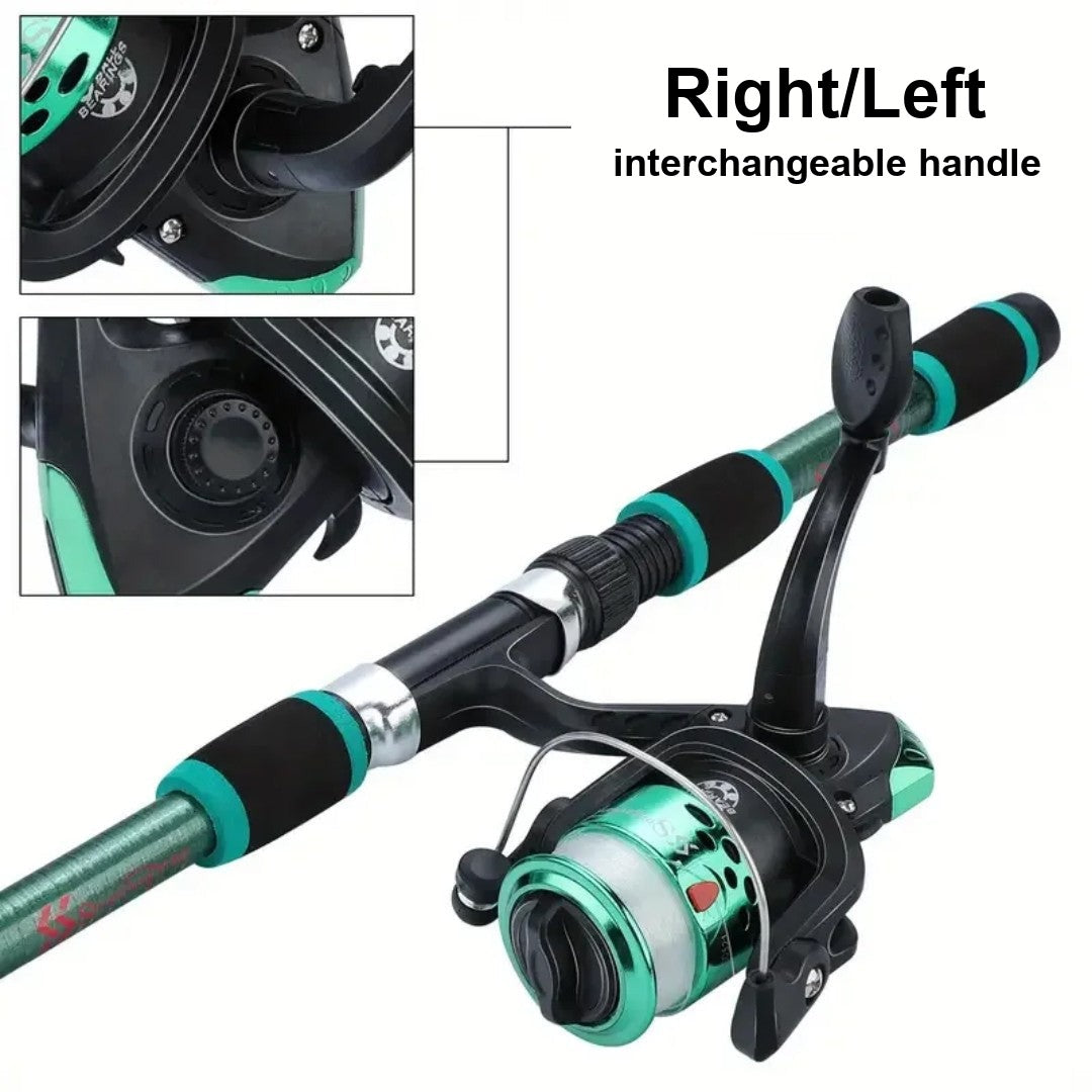 Fishing Rod Set – Telescopic Rod & Reel Combo Kit