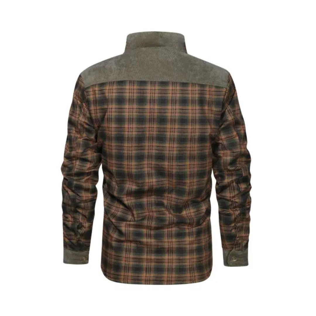 Flannel Jacket – Men's Insulated Checked Overshirt