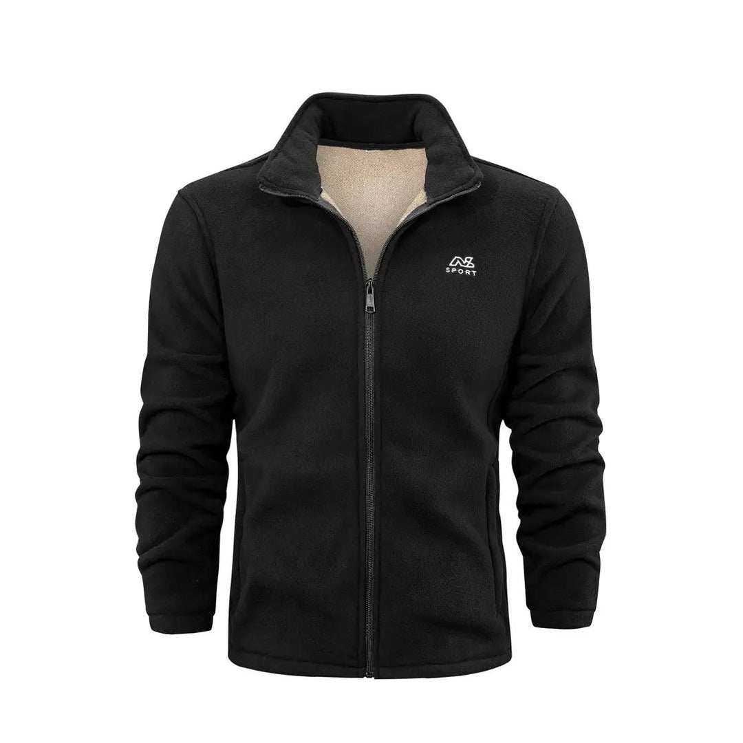 Fleece Gilet – Unisex Lined Warm Outdoor Body Warmer – Black