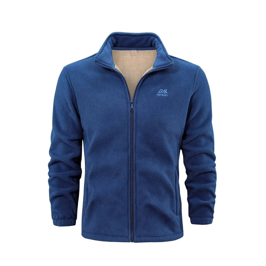 Fleece Gilet – Unisex Lined Warm Outdoor Body Warmer – Blue