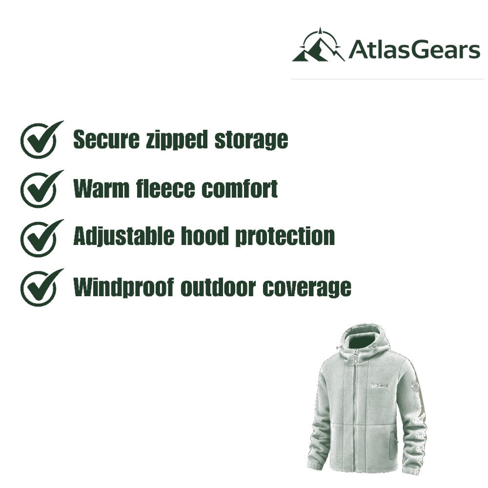 Fleece Jacket – Men's Windproof Breathable Outdoor Fleece