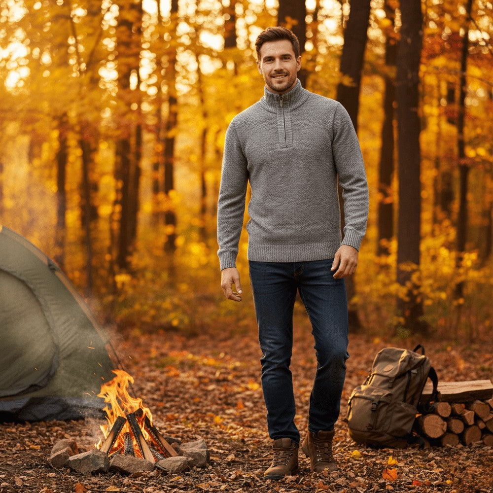 Fleece Pullover – Men's Warm Breathable Half-Zip Fleece