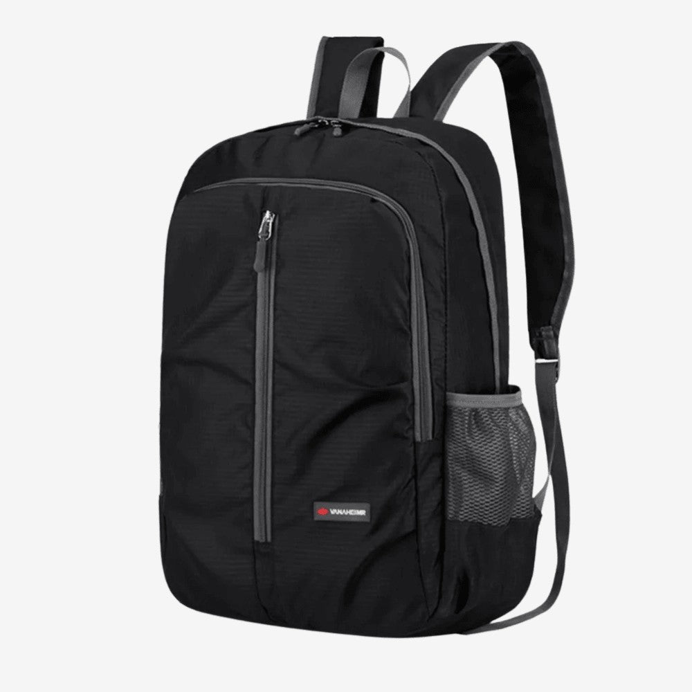 Foldable Backpack – Packable Lightweight Water-Resistant Daypack – Black