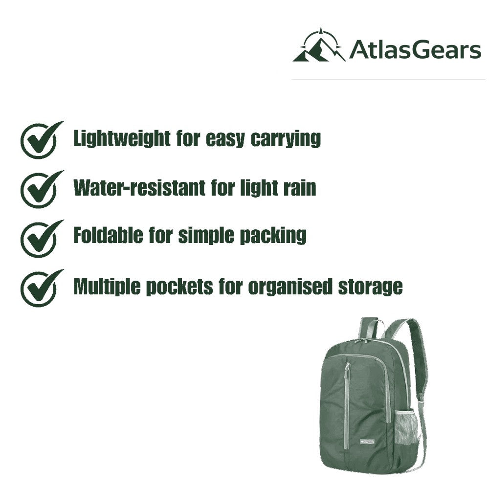 Foldable Backpack – Packable Lightweight Water-Resistant Daypack