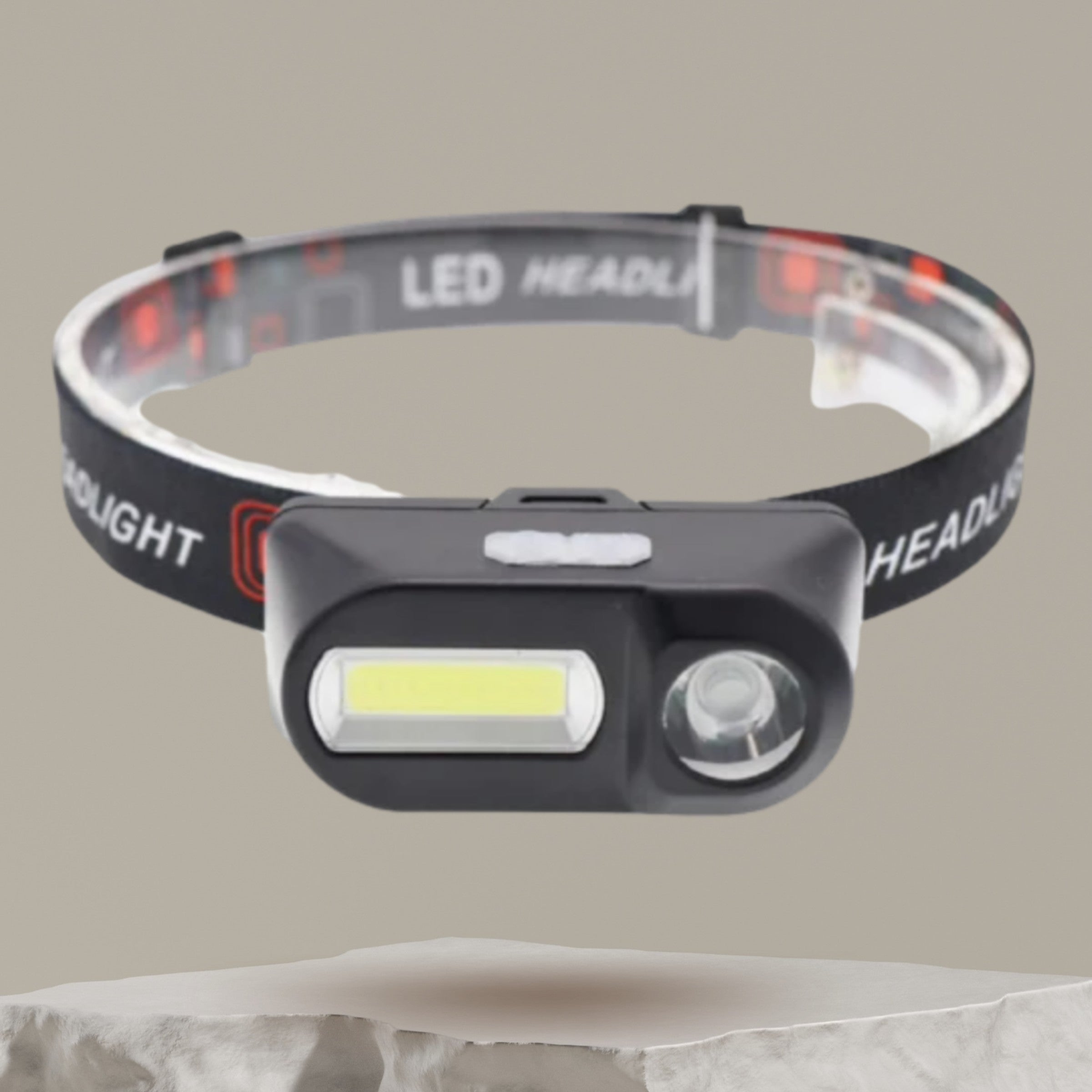 Head Torch – USB Rechargeable Lightweight Headlamp