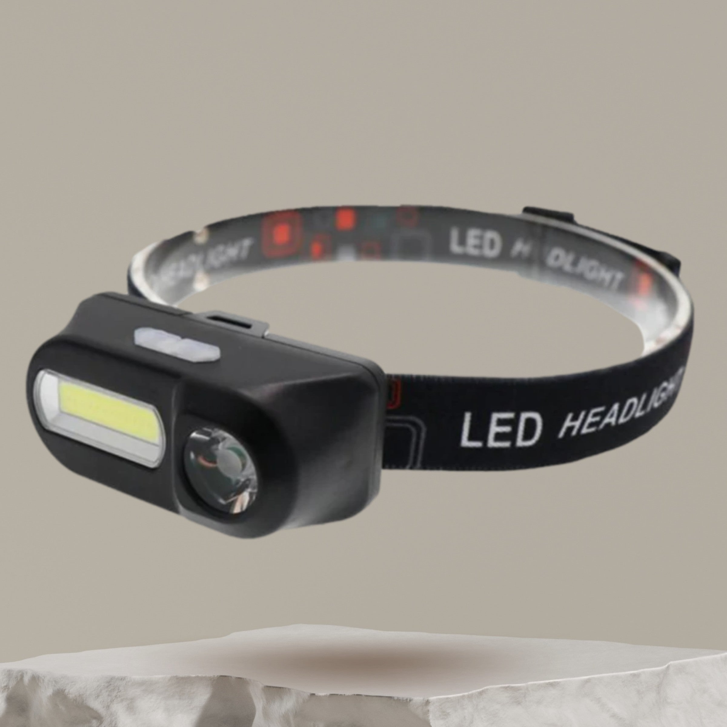 Head Torch – USB Rechargeable Lightweight Headlamp