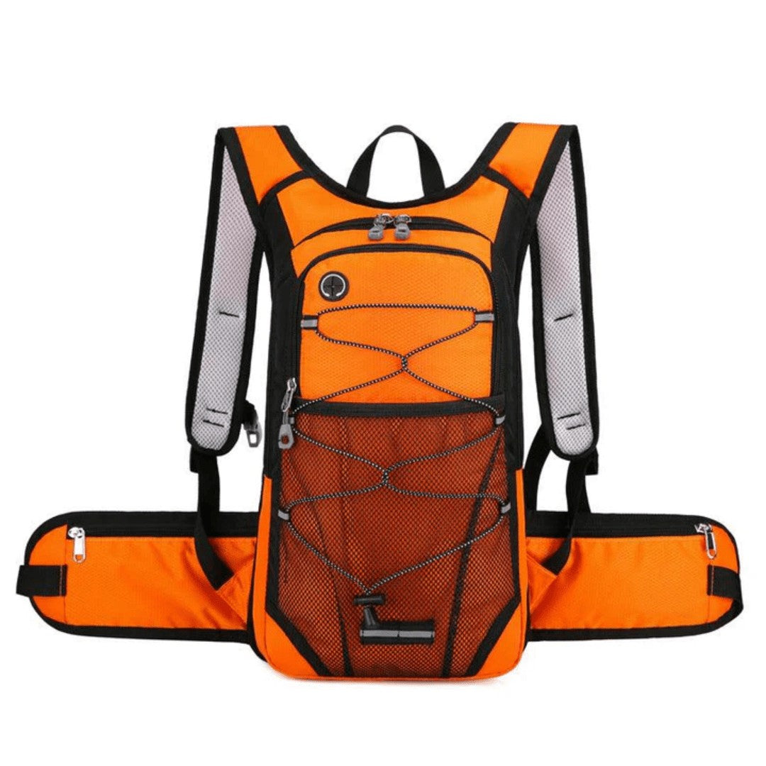 Hiking Backpack – Compact Water-Resistant Trail Daypack – Orange