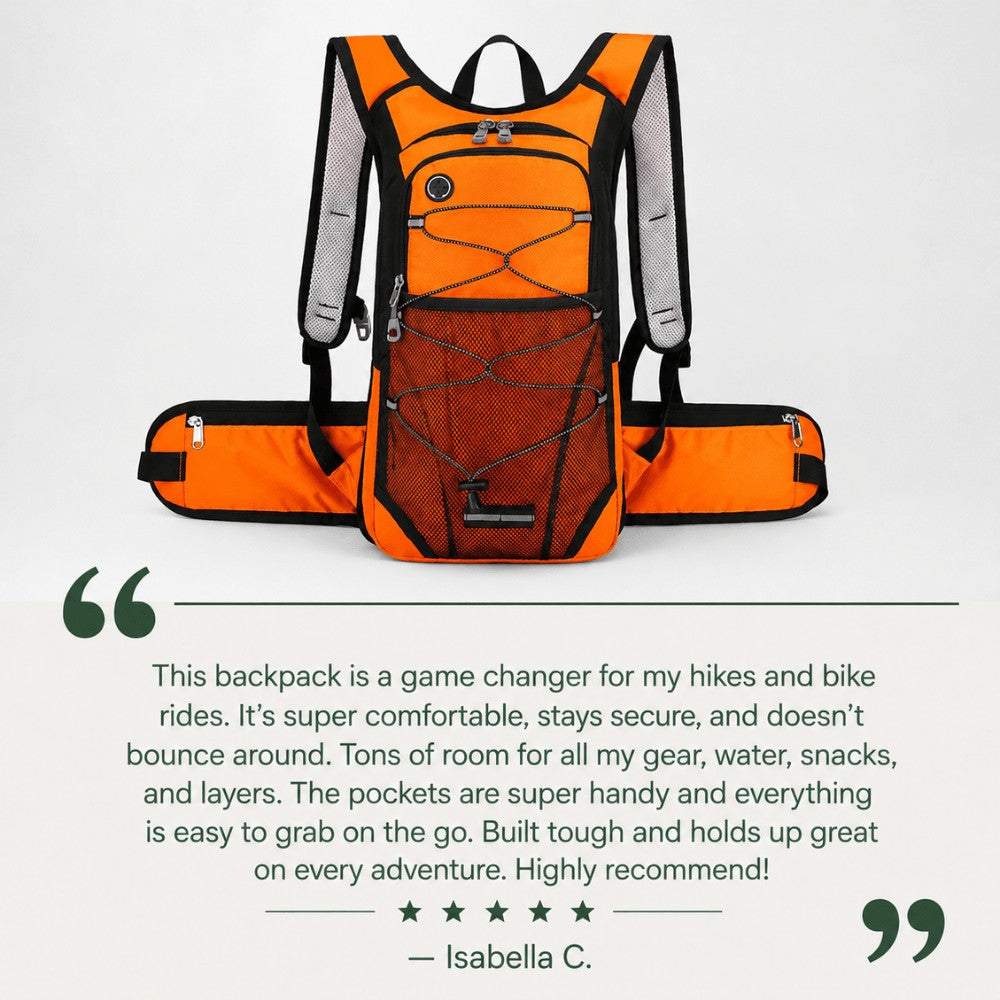 Hiking Backpack – Compact Water-Resistant Trail Daypack