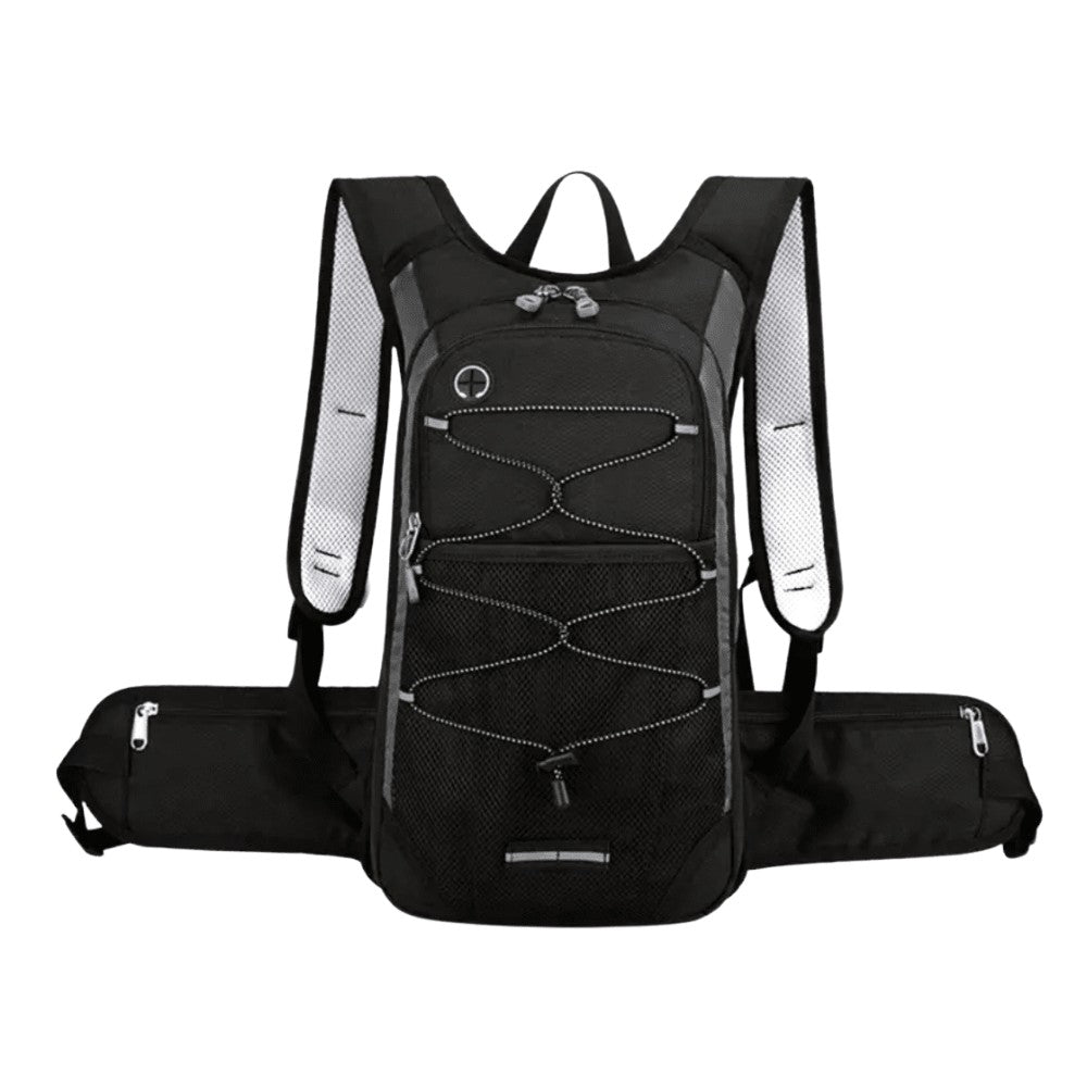 Hiking Backpack – Compact Water-Resistant Trail Daypack – Black