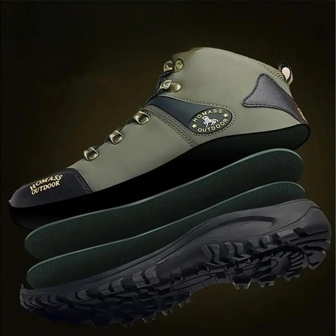 Hiking Boots – Men's High-Top Waterproof Wide-Fit Boots