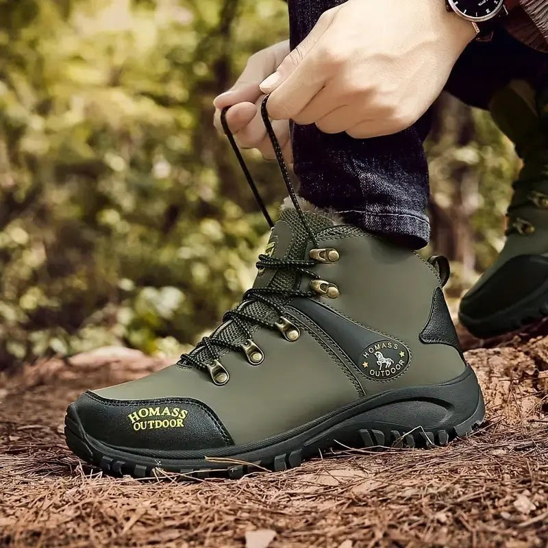 Hiking Boots – Men's High-Top Waterproof Wide-Fit Boots
