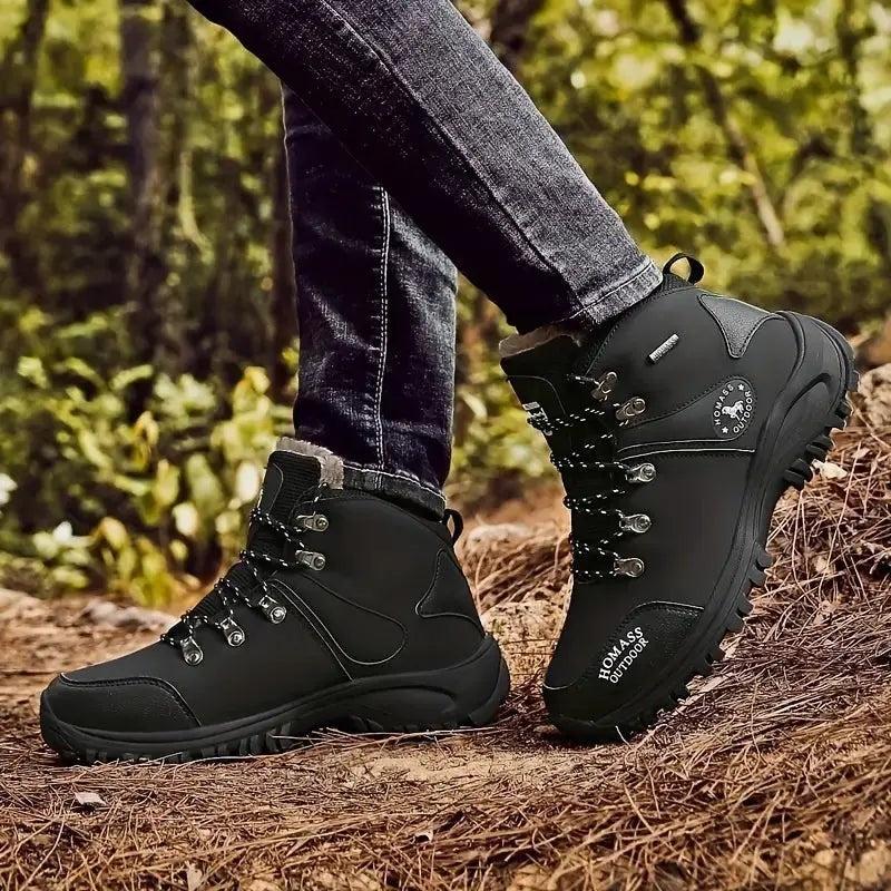 Hiking Boots – Men's High-Top Waterproof Wide-Fit Boots