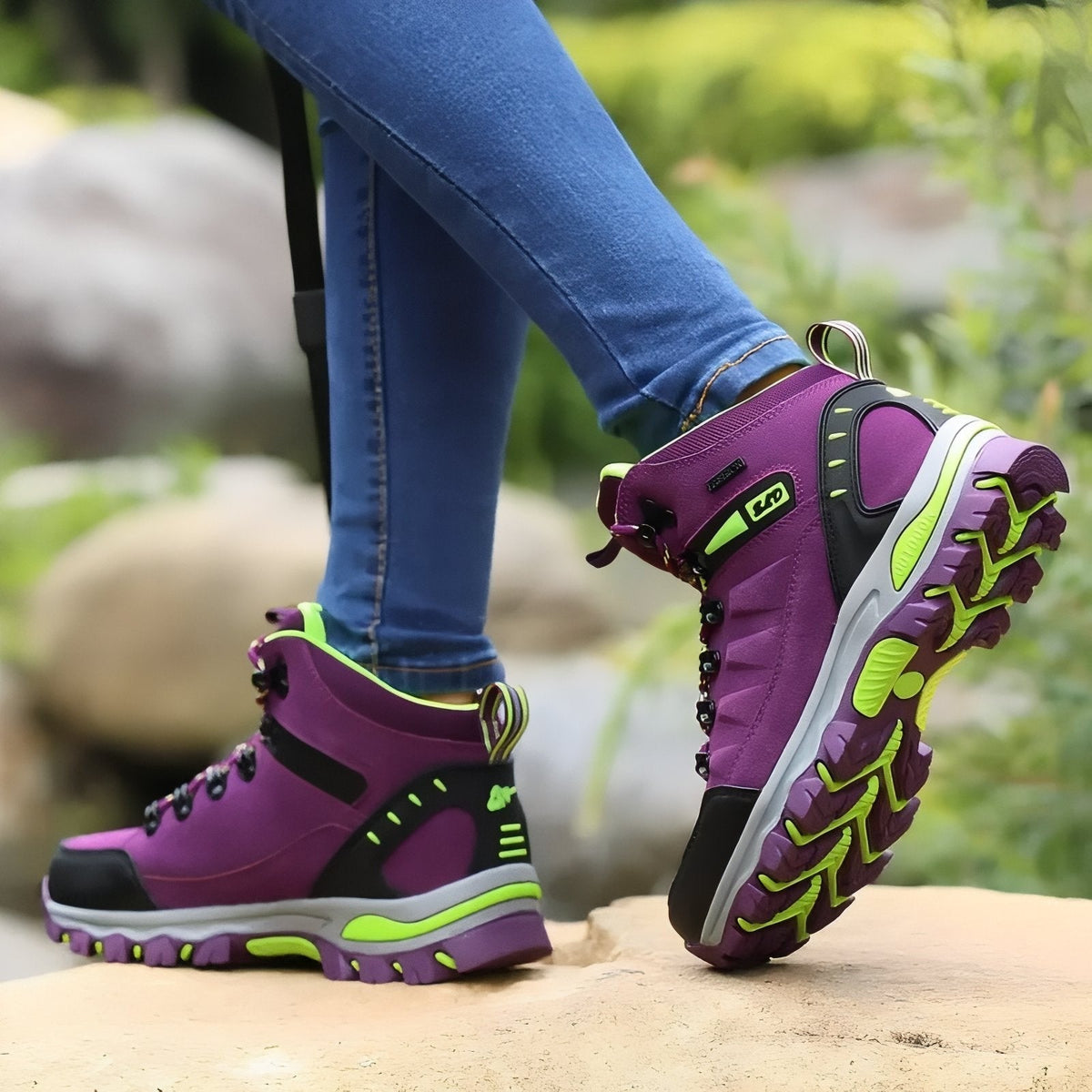 Hiking Boots – Women's High-Top Grippy Trail Boots
