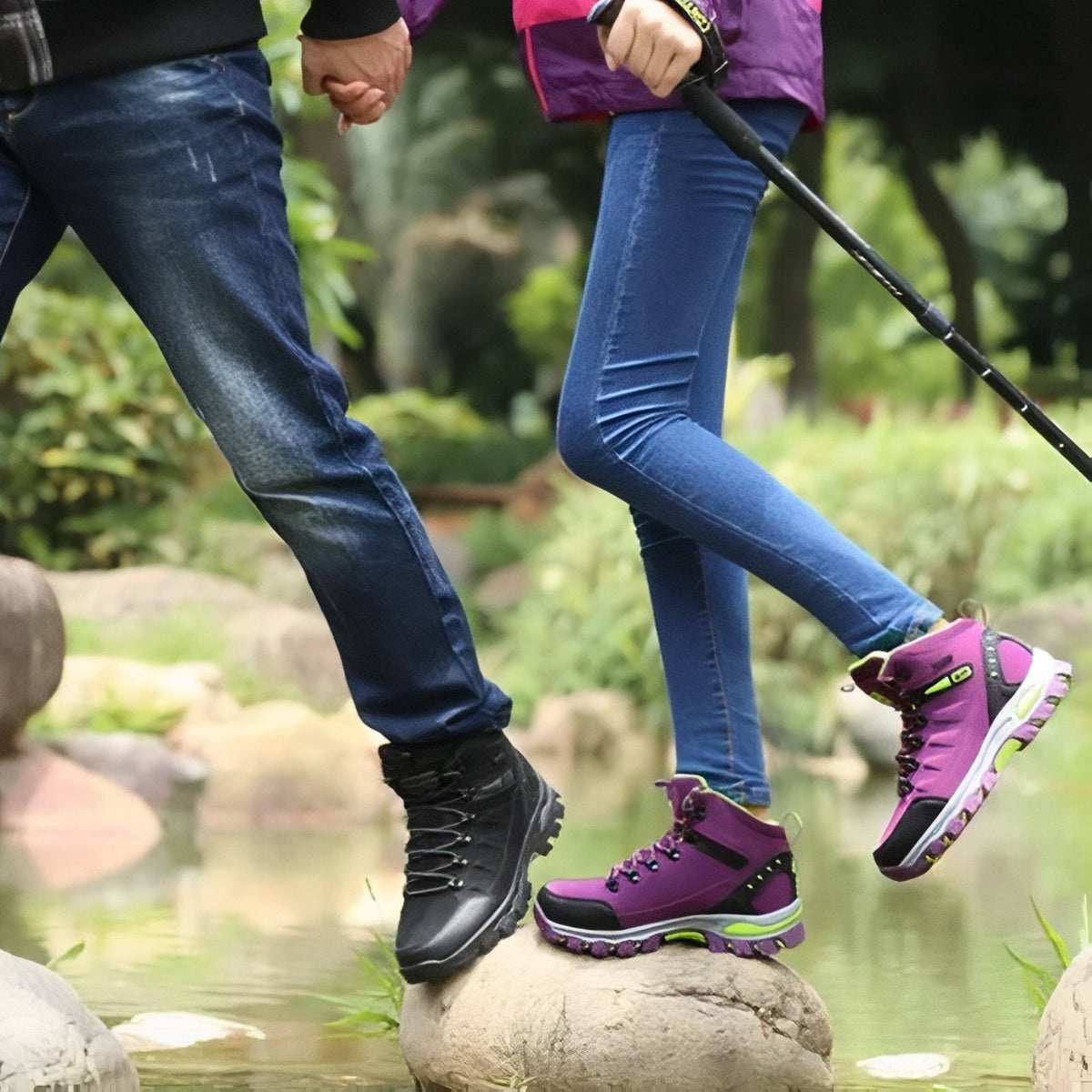 Hiking Boots – Women's High-Top Grippy Trail Boots