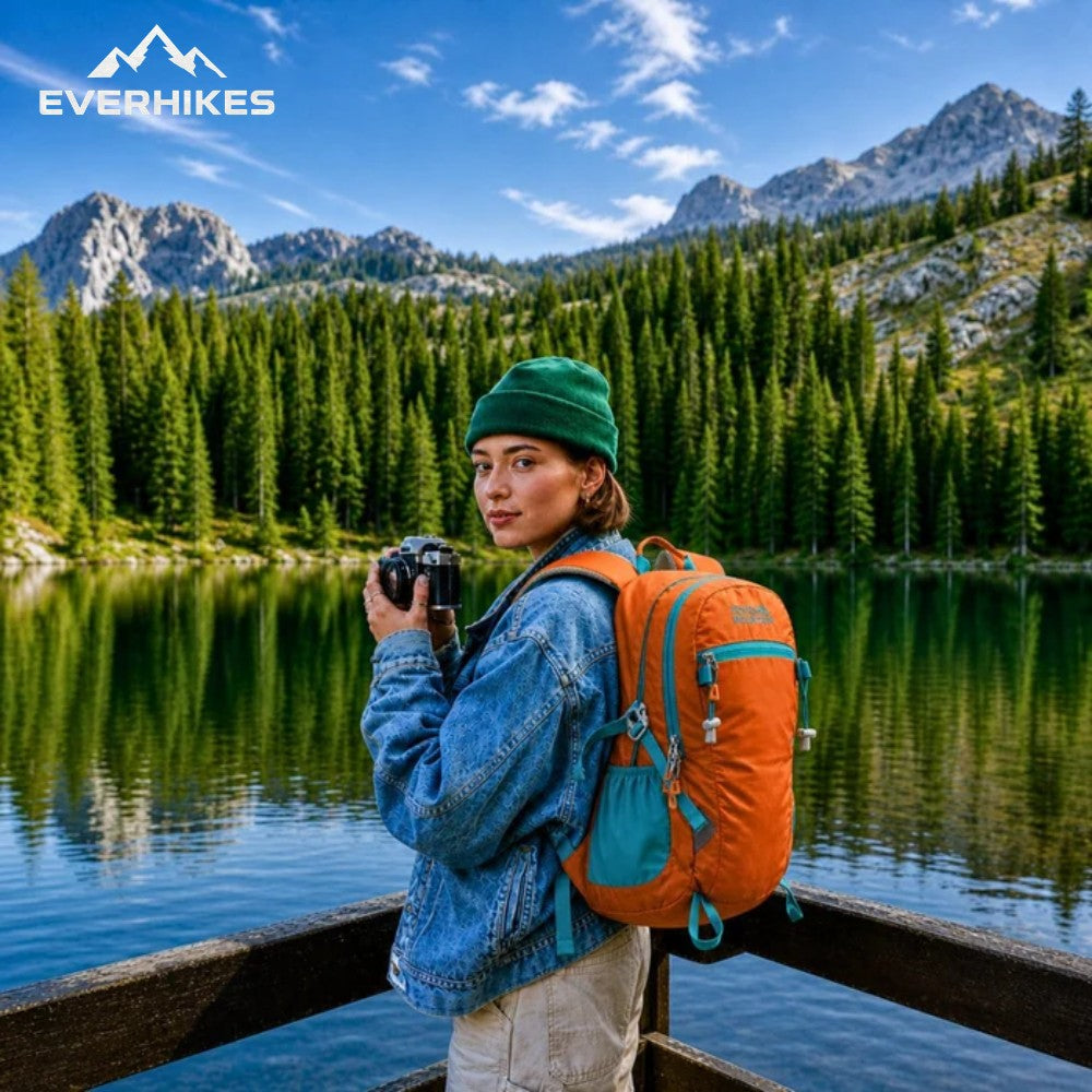 Hiking Daypack – Lightweight Water-Resistant Outdoor Backpack
