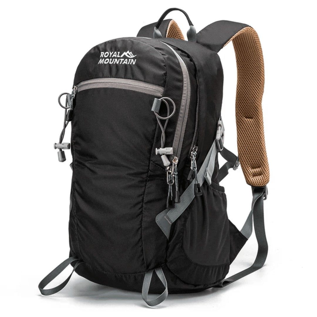 Hiking Daypack – Lightweight Water-Resistant Outdoor Backpack – Black