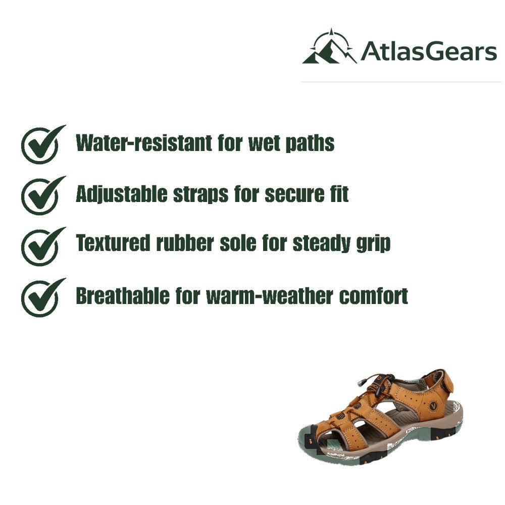 Hiking Sandals – Water-Resistant Lightweight Grip Sandals