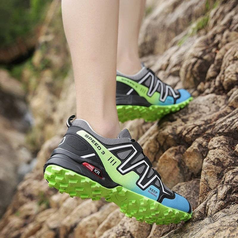 Hiking Shoes – Durable Breathable Canvas with Trail Grip Sole