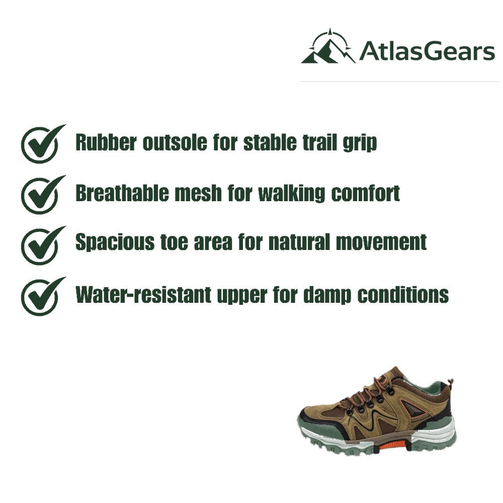 Hiking Shoes – Men's Durable Water-Resistant Trail Shoes